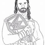 Wwe Seth Rollins Coloring Pages Coloring  Vrogueco sketch template