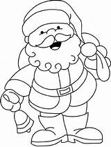 Cute Santa Claus Coloring Pages At GetColoringscom  Free Printable sketch template