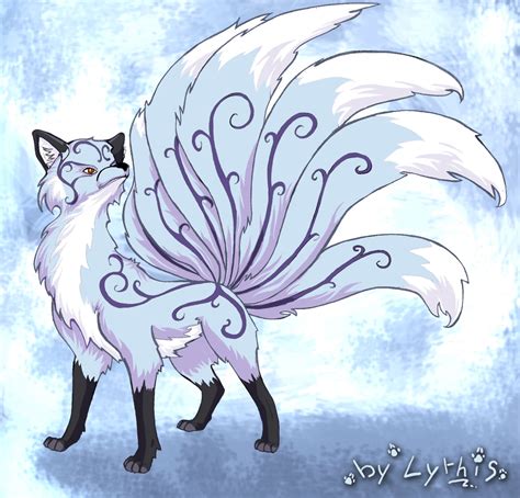 Anime Nine Tailed Fox Coloring Pages