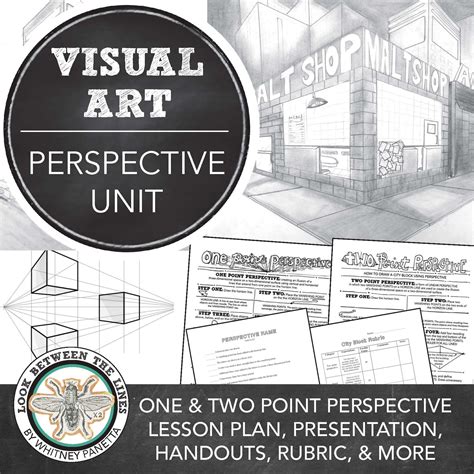 Perspective Drawing Project w One & Two Point Perspectives - Look ...