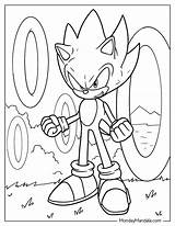 20 Super Sonic Coloring Pages Free PDF Printables sketch template