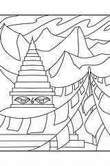 Tibet coloring Pages  Download Print And Color Online sketch template
