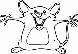 Mouse Coloring Pages For Kids Printable sketch template