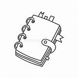 Notebook Paper Coloring Page sketch template