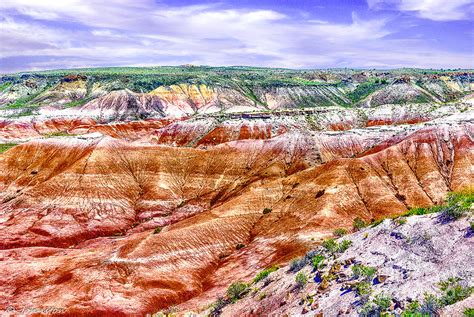 Painted Desert National Park Panorama Photograph by Bob and Nadine Johnston