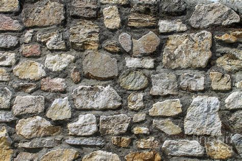 Stone wall texture. Photograph by Raymond De la Croix - Fine Art America