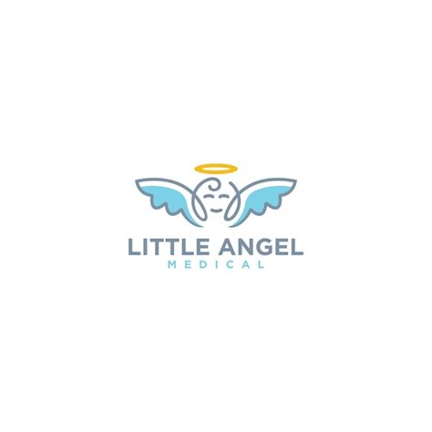 Premium Vector | Little angel logo design inspiration