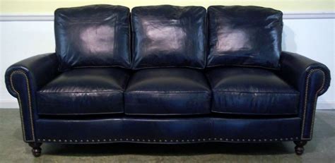 Navy Blue Leather Chair | Stuhlede.com | Blue leather sofa, Navy blue leather sofa, Blue leather ...