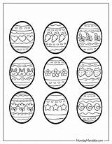 26 Easter Egg Coloring Pages Free PDF Printables  sketch template