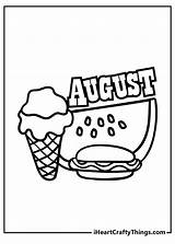 August Coloring Pages 36 Free PDF To Remember The Summer sketch template