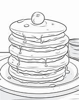 Printable Breakfast Coloring Pages Free For Kids And Adults sketch template