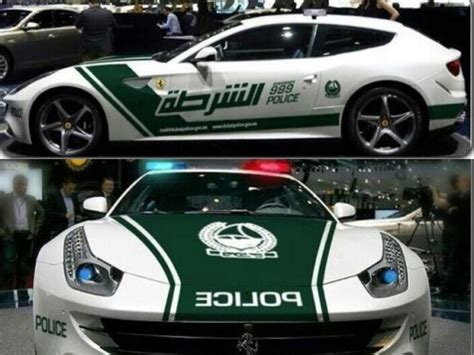 Dubai police announces Ferrari FF police car - Drive Arabia