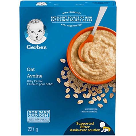 GERBER CEREAL Stage 1 - Oat, Baby Food, Cereals, Starter Stage, 227 g ...