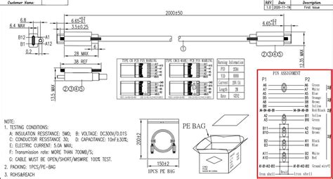 USB C Cable Wiring Diagram | P-SHINE ELECTRONIC TECH LTD