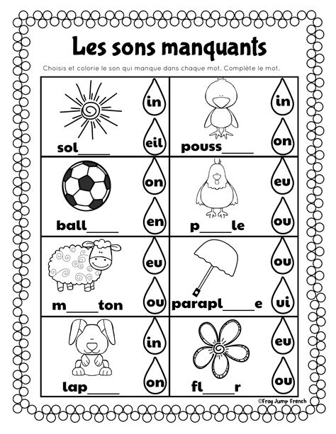 C'est le printemps // French Spring Literacy and Math. A package of 20 ...