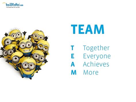 Minion Quotes About Teamwork. QuotesGram