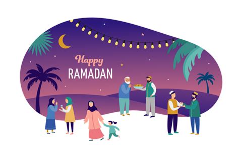 Premium Happy Ramadan Illustration pack from Festival & Days Illustrations