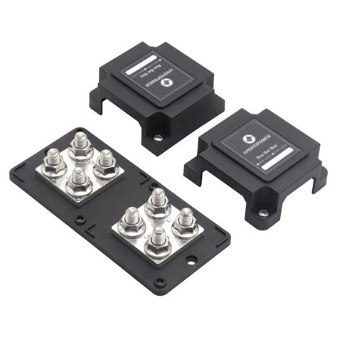 Wholesale Amomd 400A High Current Busbar Black 8*M10 Studs - Buy Amomd 8 studs busbar, 400A ...