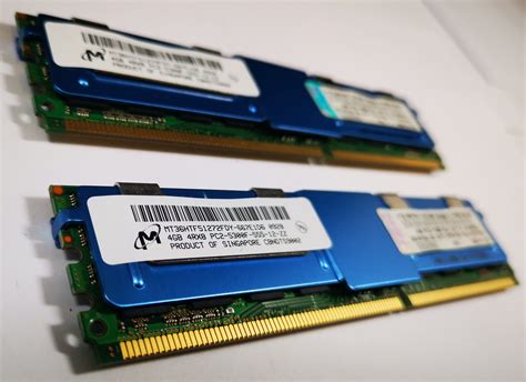 IBM/Micron 4GB DDR2 RAM - 4Rx8 PC2-5300F-555-12-ZZ