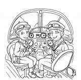 Premium Vector  coloring Page Cheerful little Girl And Boy pilots sketch template