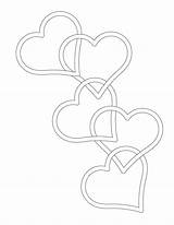 Heart Shapes Coloring Pages Printable For Adults And Kids sketch template