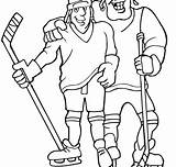 Hockey Coloring Pages 2  sketch template