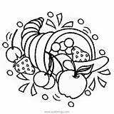 Cornucopia Pattern Coloring Pages  XColoringscom sketch template