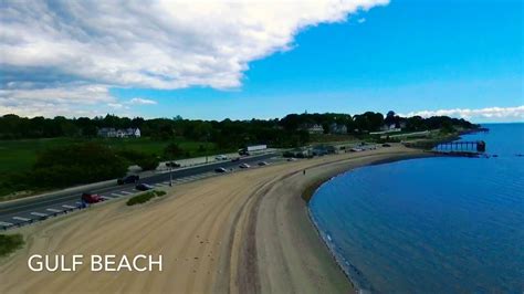 Gulf Beach Milford CT Aerial View - YouTube