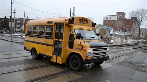 2 BLUE BIRD SCHOOL BUSES / 1 OLD MINI THOMAS CHEVY - YouTube