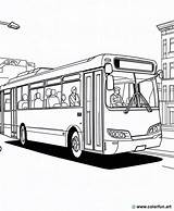 City bus coloring Page Download Or Print For Free sketch template