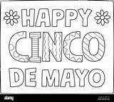 Cinco De Mayo Coloring Page sketch template