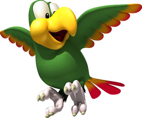 Squawks the Parrot - Super Mario Wiki, the Mario encyclopedia