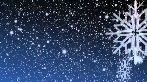 Gently Falling Snow Video Loop with Rotating Snowflake free download - YouTube