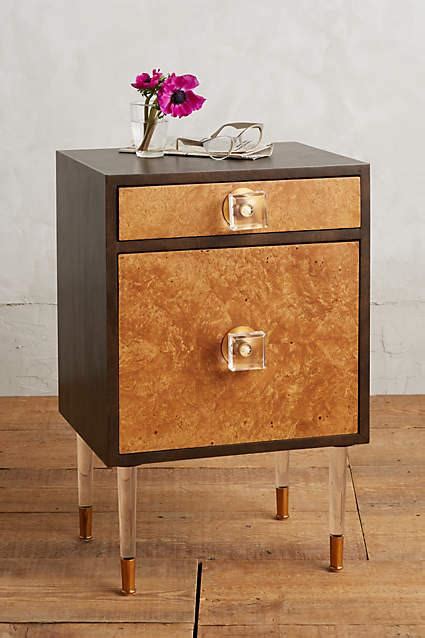 Burlwood Regency Nightstand in Burl