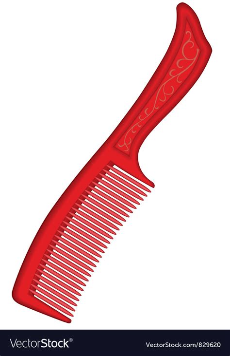 Comb Royalty Free Vector Image - VectorStock