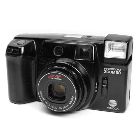Minolta Compact 35mm Film Camera with Zoom Lens Freedom Zoom 90 Vintage Film, Vintage Cameras ...
