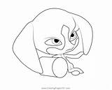 Barkk Kwami Miraculous Ladybug Coloring Page For Kids  Free sketch template