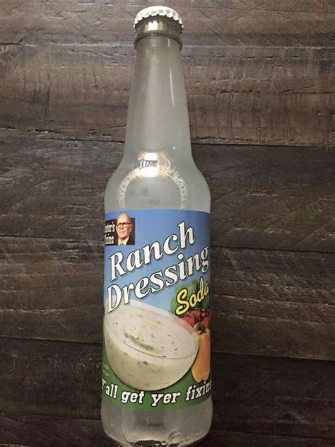 Ranch Dressing Soda | Tea bottle, Ranch dressing, Drinks