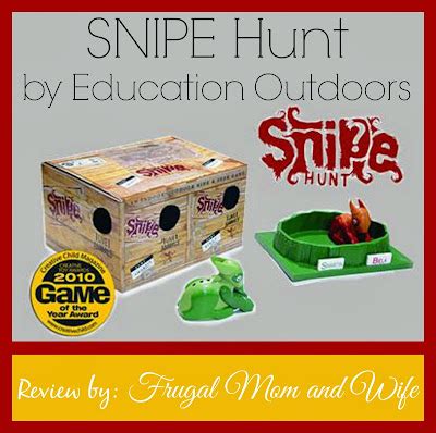 Frugal Mom and Wife: SNIPE Hunt Game by Education Outdoors Review!