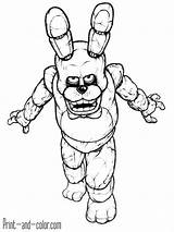 Withered Freddy Coloring Pages Printable For Free Download sketch template