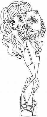 Free Printable Monster High Coloring Pages Twyla Scaremester  sketch template