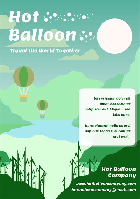 Balloon Flyer Templates