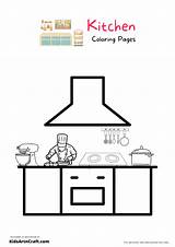 Stove Coloring Page sketch template