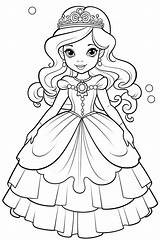 Free Princess Coloring Pages For Kids  Disney coloring sketch template