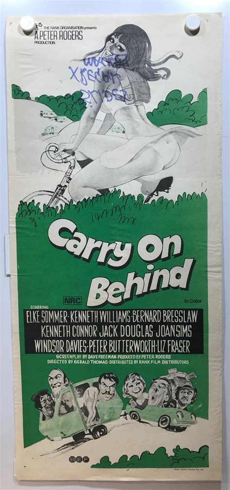 ORIGINAL DAYBILL MOVIE POSTER - CARRY ON BEHIND - with all your ...