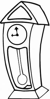Free Clock Coloring Pages Printable PDF  Coloringfoldercom sketch template