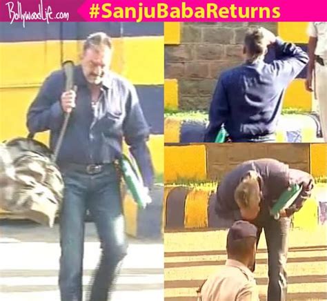 Sanjay Dutt released from Yerwada Jail: The actor salutes the National flag - watch video ...