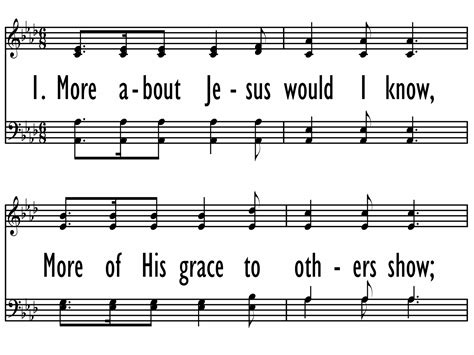 More About Jesus | Hymnary.org