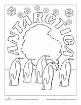 Antarctica Coloring Page  Free Printable coloring Pages Coloring sketch template