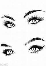 Two Pairs Of Eyes Tumblr coloring Page sketch template